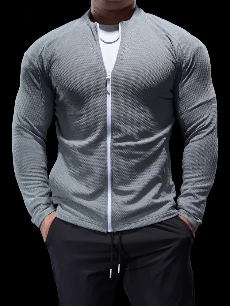 Gray Quick Dry Sports Jacket