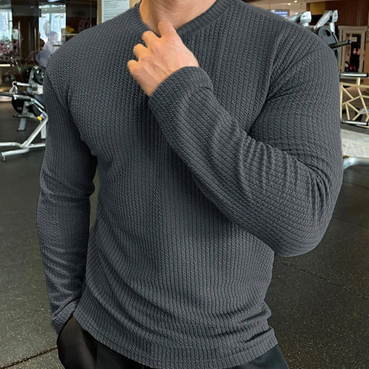 Dark Gray Long Sleeve Sweatshirt