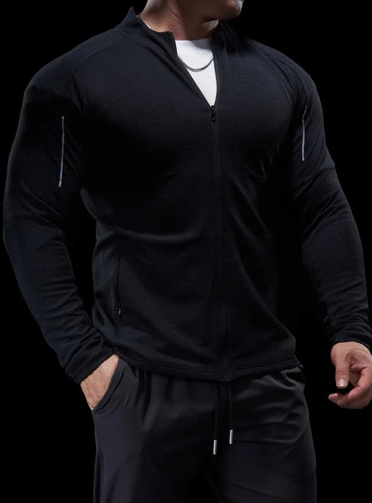 Black Quick Dry Sports Jacket